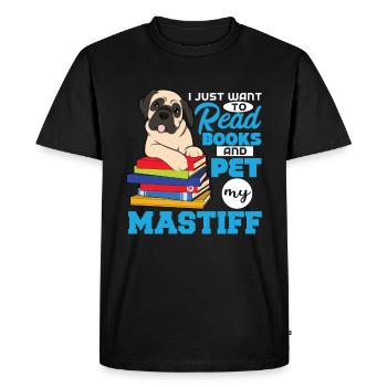 Mâtin - T-shirt Premium bio Homme - noir - Devant - Nico (187cm)