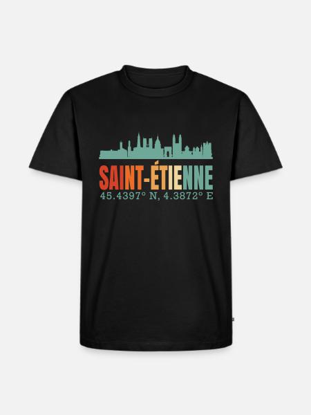 Saint-Étienne - Men's Premium Organic T-Shirt - black
