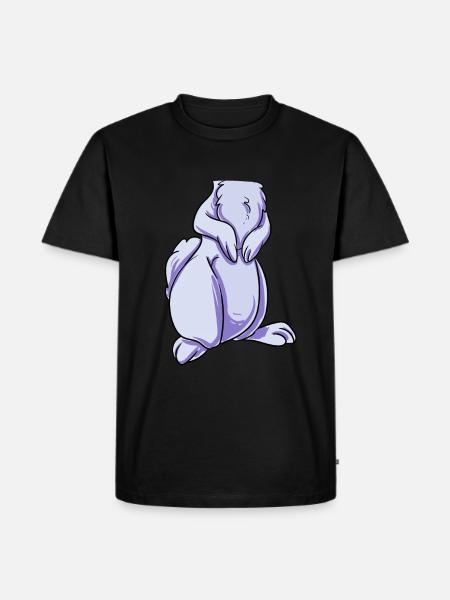 Rabbit Costume - Men's Premium Organic T-Shirt - black