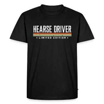 Hearse Driver Limited Edition - Men's Premium Organic T-Shirt - black - Front - Nico (187cm)