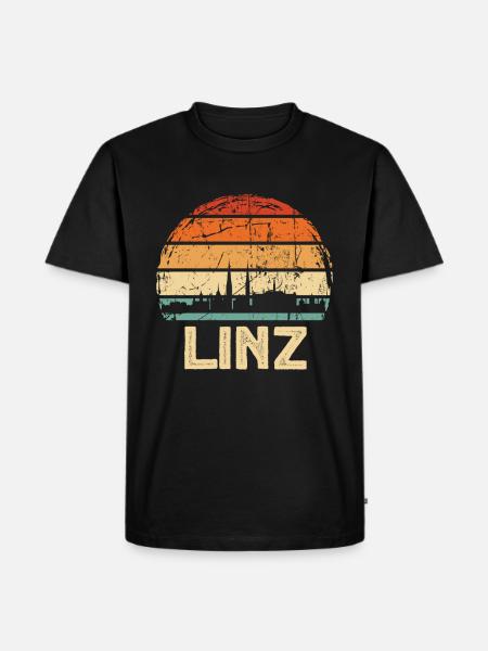 Linz - Men's Premium Organic T-Shirt - black