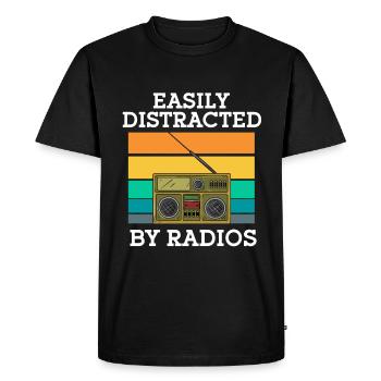 Ham Radio Amateur Radio Funkter Gift - Men's Premium Organic T-Shirt - black - Front - Nico (187cm)