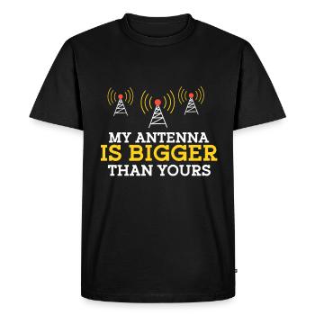 Ham Radio Amateur Radio Funkter Gift - Men's Premium Organic T-Shirt - black - Front - Nico (187cm)