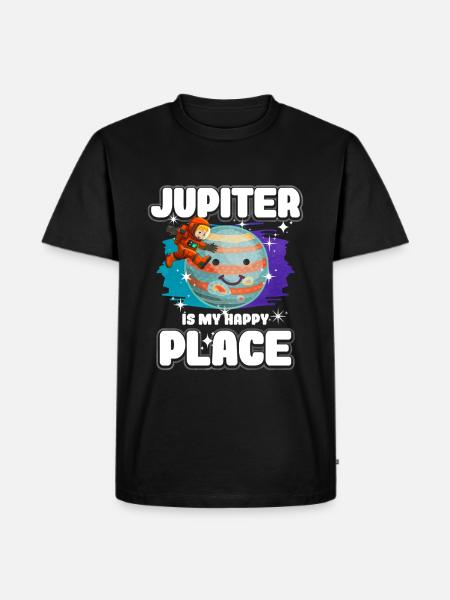 Jupiter Planet Gift - Men's Premium Organic T-Shirt - black