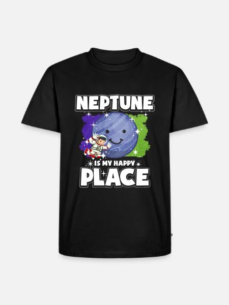 Neptune Planet Gift - Men's Premium Organic T-Shirt - black