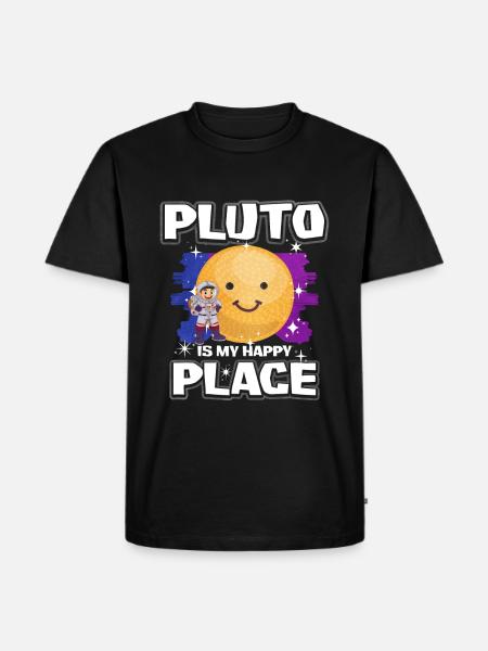 Pluto Planet Gift - Men's Premium Organic T-Shirt - black
