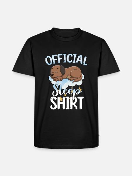 Schlafen Süß Geschenk - Männer Premium Bio T-Shirt - Schwarz