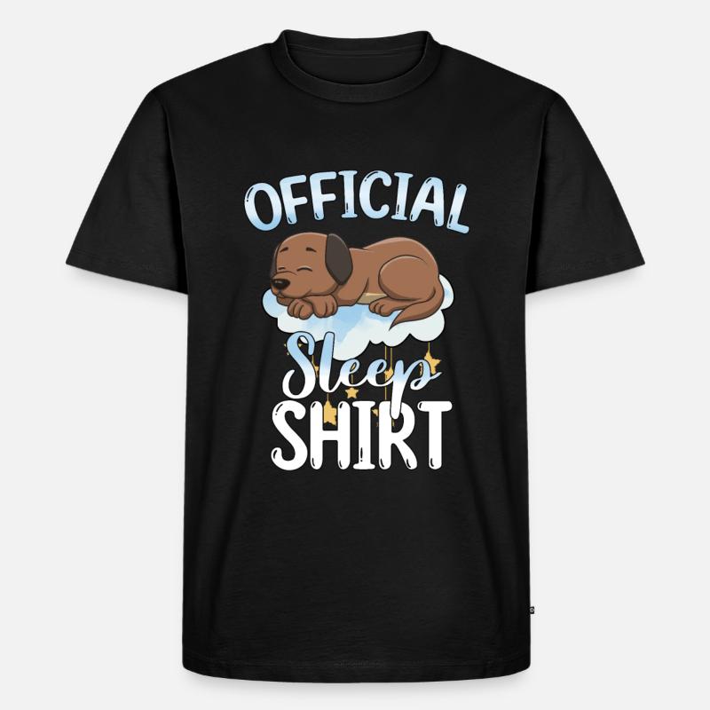 Schlafen Süß Geschenk - Männer Premium Bio T-Shirt - Schwarz