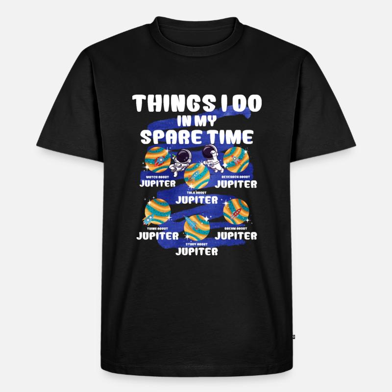 Jupiter - Männer Premium Bio T-Shirt - Schwarz