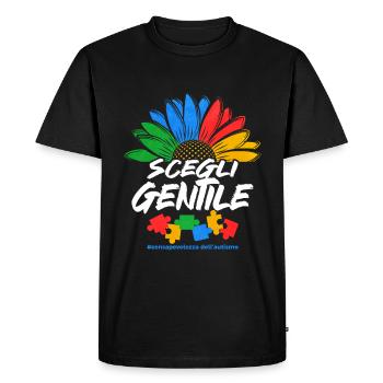 Autism Autism Gift - Men's Premium Organic T-Shirt - black - Front - Nico (187cm)