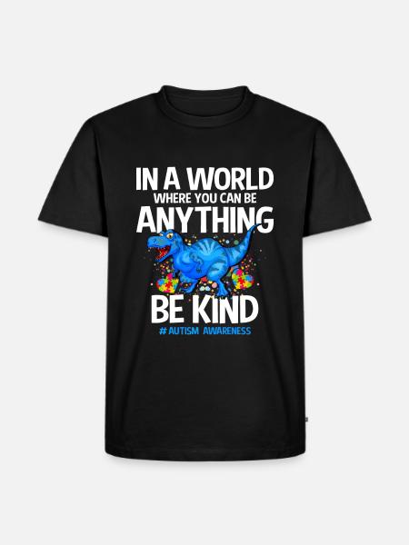 Autism Autism Gift - Men's Premium Organic T-Shirt - black