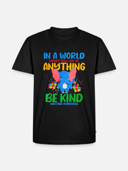 Autisme Autisme Gave - Herre Premium økologisk T-shirt - sort