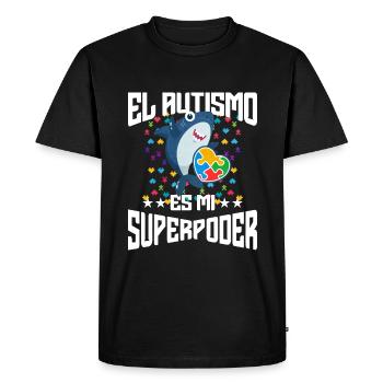 Autism Autism Gift - Men's Premium Organic T-Shirt - black - Front - Nico (187cm)
