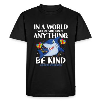 Autism Autism Gift - Men's Premium Organic T-Shirt - black - Front - Nico (187cm)