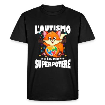 Autism Autism Gift - Men's Premium Organic T-Shirt - black - Front - Nico (187cm)