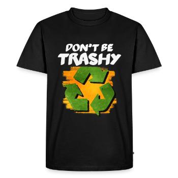 Recycling - Men's Premium Organic T-Shirt - black - Front - Nico (187cm)