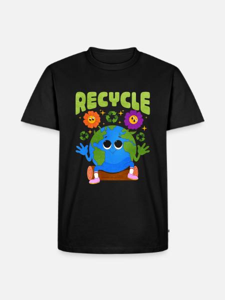 Recyclage - T-shirt Premium bio Homme - noir