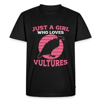Vulture - Men's Premium Organic T-Shirt - black - Front - Nico (187cm)