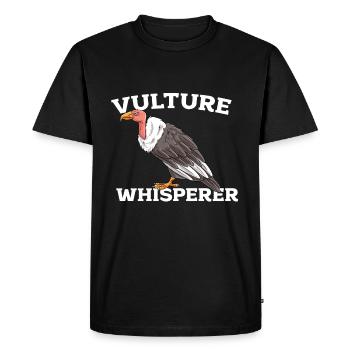 Vulture - Men's Premium Organic T-Shirt - black - Front - Nico (187cm)