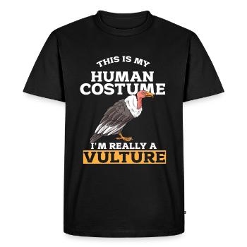 Vulture - Men's Premium Organic T-Shirt - black - Front - Nico (187cm)