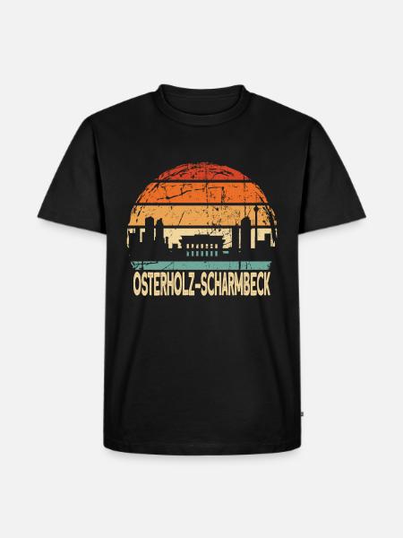 Osterholz-Scharmbeck - Men's Premium Organic T-Shirt - black