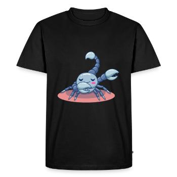 Scorpion - Men's Premium Organic T-Shirt - black - Front - Nico (187cm)