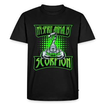 Scorpion - Men's Premium Organic T-Shirt - black - Front - Nico (187cm)