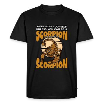Scorpion - T-shirt Premium bio Homme - noir - Devant - Nico (187cm)