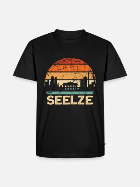 Seelze - Men's Premium Organic T-Shirt - black