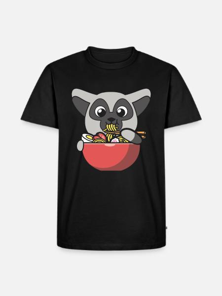 Lemur - Men's Premium Organic T-Shirt - black