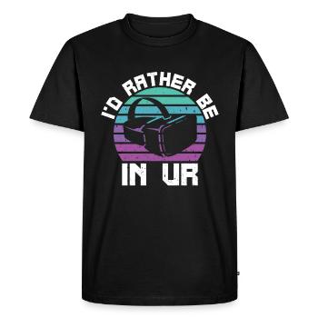 Virtual Reality VR Gift - Men's Premium Organic T-Shirt - black - Front - Nico (187cm)