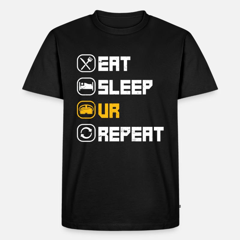 Virtual Reality VR Gift - Men's Premium Organic T-Shirt - black