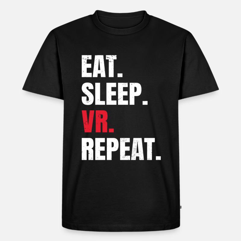 Virtual Reality VR Gift - Men's Premium Organic T-Shirt - black