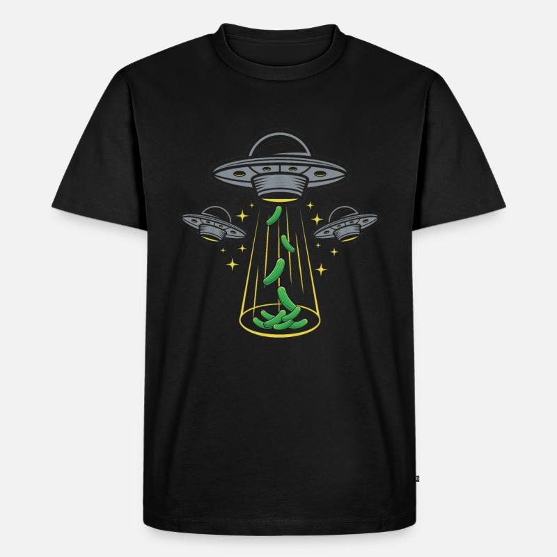 Zucchini - Männer Premium Bio T-Shirt - Schwarz