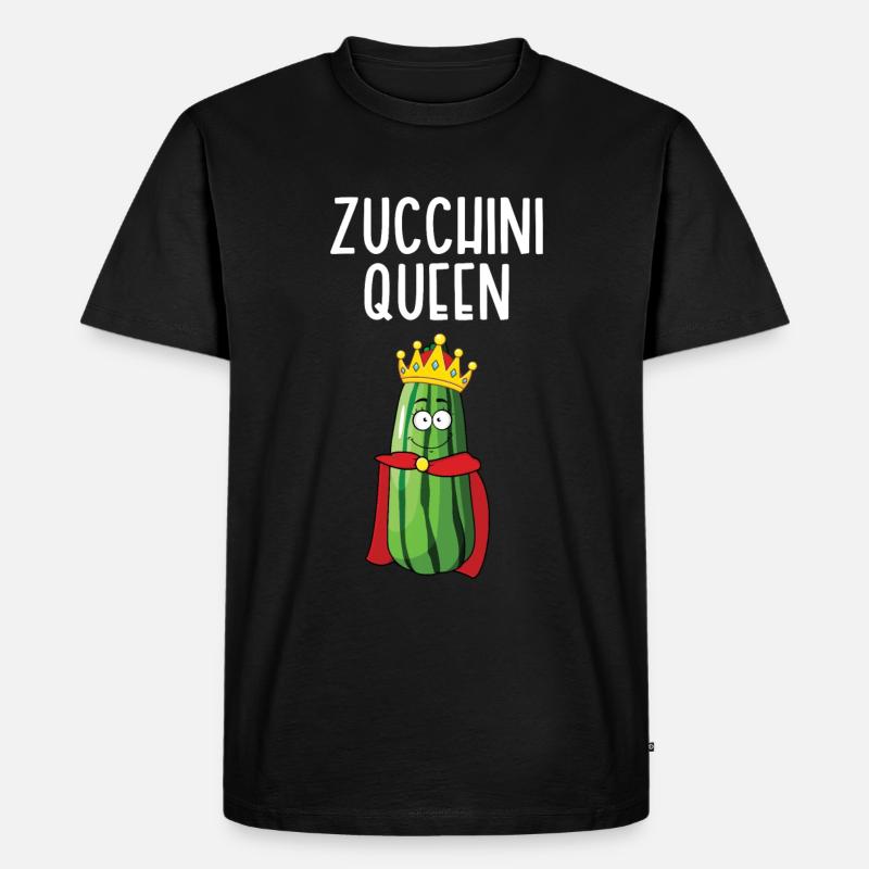 Zucchini - Männer Premium Bio T-Shirt - Schwarz