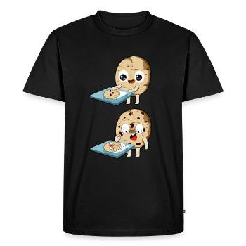 Cookiee Bébé mignon - T-shirt Premium bio Homme - noir - Devant - Nico (187cm)