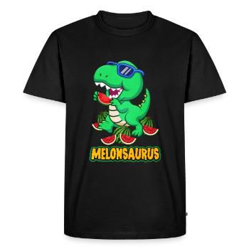 Pastèque - T-shirt Premium bio Homme - noir - Devant - Nico (187cm)