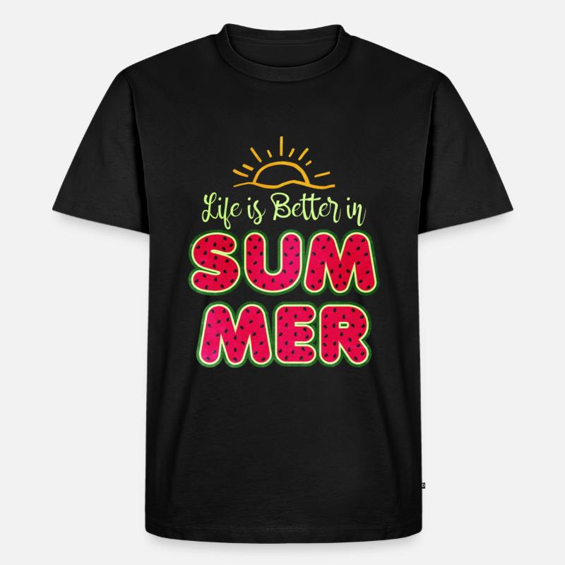 Pastèque - T-shirt Premium bio Homme - noir