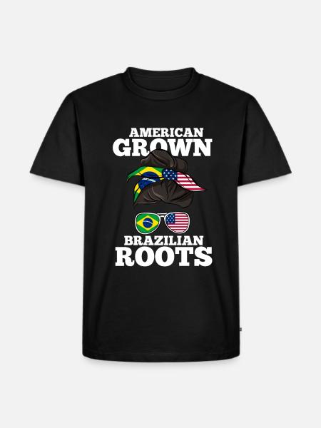 Brazil - Men's Premium Organic T-Shirt - black