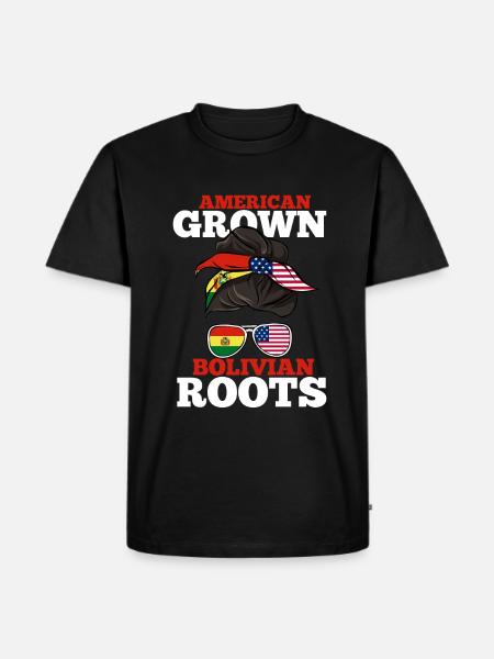 Bolivia - Men's Premium Organic T-Shirt - black