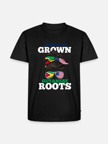 Guyana - Men's Premium Organic T-Shirt - black