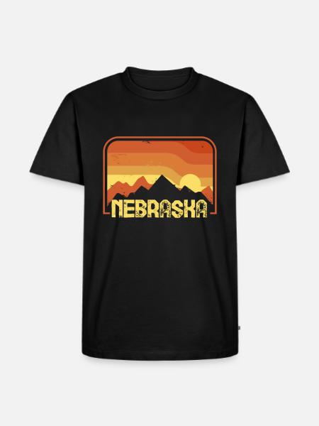 Nebraska - Men's Premium Organic T-Shirt - black