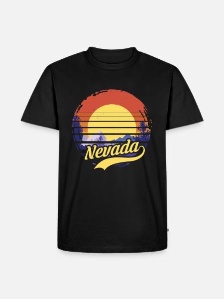 Nevada - Men's Premium Organic T-Shirt - black