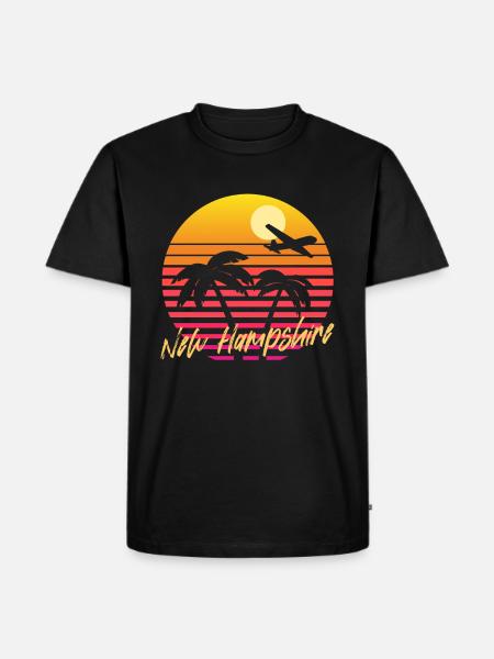 New Hampshire - Men's Premium Organic T-Shirt - black
