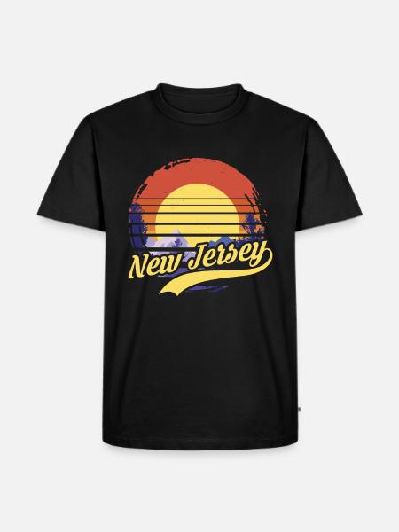New Jersey - Men's Premium Organic T-Shirt - black