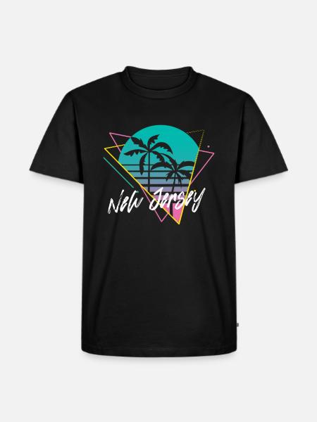 New Jersey - Men's Premium Organic T-Shirt - black