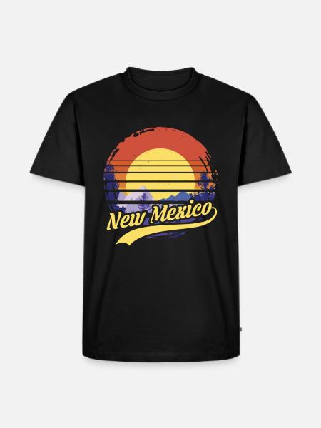 New Mexico - Men's Premium Organic T-Shirt - black