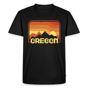 Oregon - T-shirt Premium bio Homme - noir - Devant - Nico (187cm)