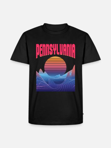 Pennsylvania - Men's Premium Organic T-Shirt - black