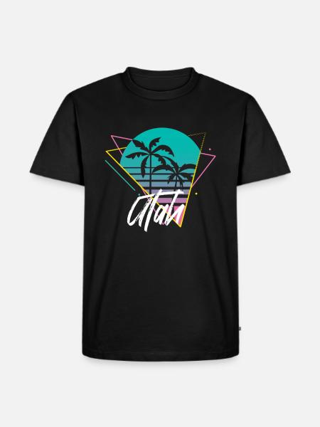 Utah - Men's Premium Organic T-Shirt - black